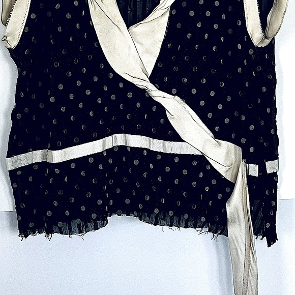 Marc Jacobs Silk Polka Dot Sleeveless Blouse - Picture 3 of 12